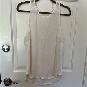 Women's White Sleeveless Top